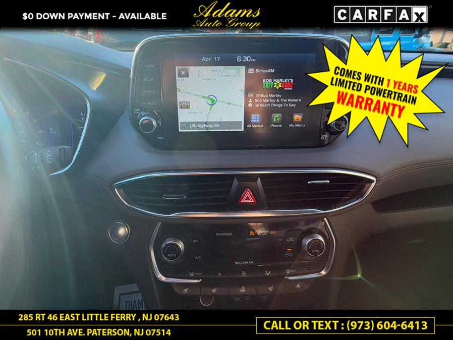 2019 Hyundai Santa Fe Ultimate 2.0T Auto AWD, available for sale in Paterson, New Jersey | Adams Auto Group. Paterson, New Jersey 2019 Hyundai Santa Fe Ultimate 2.0T Auto AWD, available for sale in Paterson, New Jersey | Adams Auto Group. Paterson, New Jersey