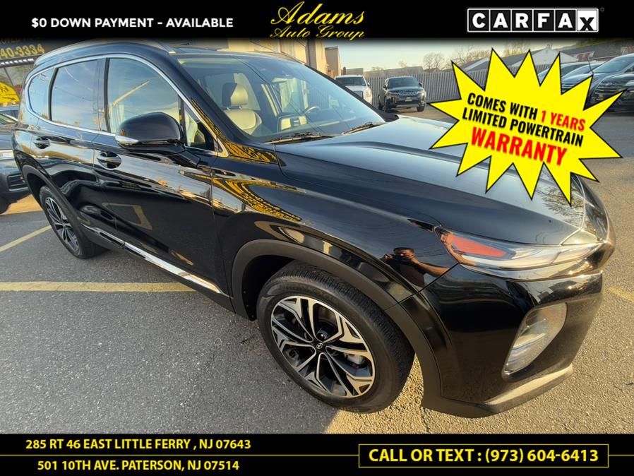 2019 Hyundai Santa Fe Ultimate 2.0T Auto AWD, available for sale in Paterson, New Jersey | Adams Auto Group. Paterson, New Jersey 2019 Hyundai Santa Fe Ultimate 2.0T Auto AWD, available for sale in Paterson, New Jersey | Adams Auto Group. Paterson, New Jersey