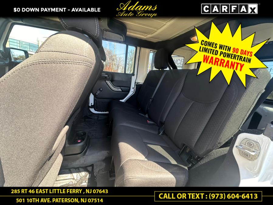 2018 Jeep Wrangler JK Unlimited Sport 4x4, available for sale in Paterson, New Jersey | Adams Auto Group. Paterson, New Jersey 2018 Jeep Wrangler JK Unlimited Sport 4x4, available for sale in Paterson, New Jersey | Adams Auto Group. Paterson, New Jersey