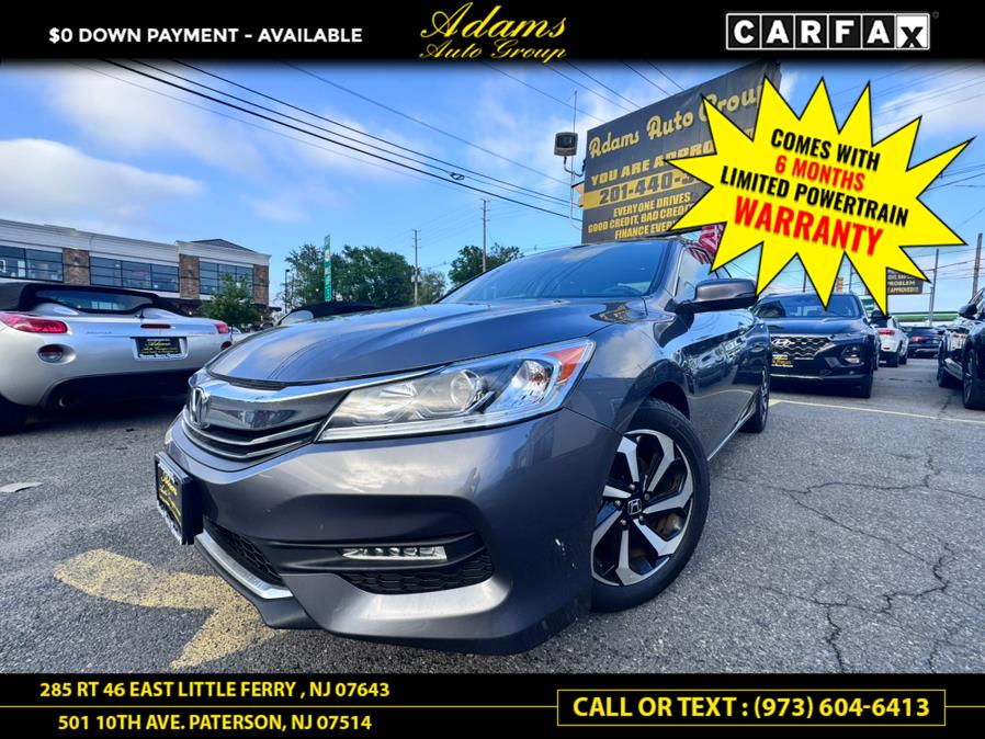 2016 Honda Accord Sedan 4dr I4 CVT EX w/Honda Sensing, available for sale in Paterson, New Jersey | Adams Auto Group. Paterson, New Jersey 2016 Honda Accord Sedan 4dr I4 CVT EX w/Honda Sensing, available for sale in Paterson, New Jersey | Adams Auto Group. Paterson, New Jersey