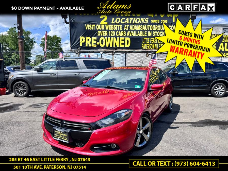2014 Dodge Dart 4dr Sdn GT, available for sale in Paterson, New Jersey | Adams Auto Group. Paterson, New Jersey 2014 Dodge Dart 4dr Sdn GT, available for sale in Paterson, New Jersey | Adams Auto Group. Paterson, New Jersey