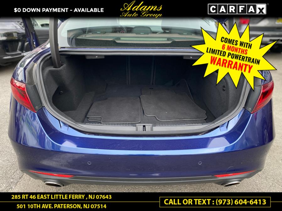 2019 Alfa Romeo Giulia Ti Lusso RWD, available for sale in Paterson, New Jersey | Adams Auto Group. Paterson, New Jersey 2019 Alfa Romeo Giulia Ti Lusso RWD, available for sale in Paterson, New Jersey | Adams Auto Group. Paterson, New Jersey