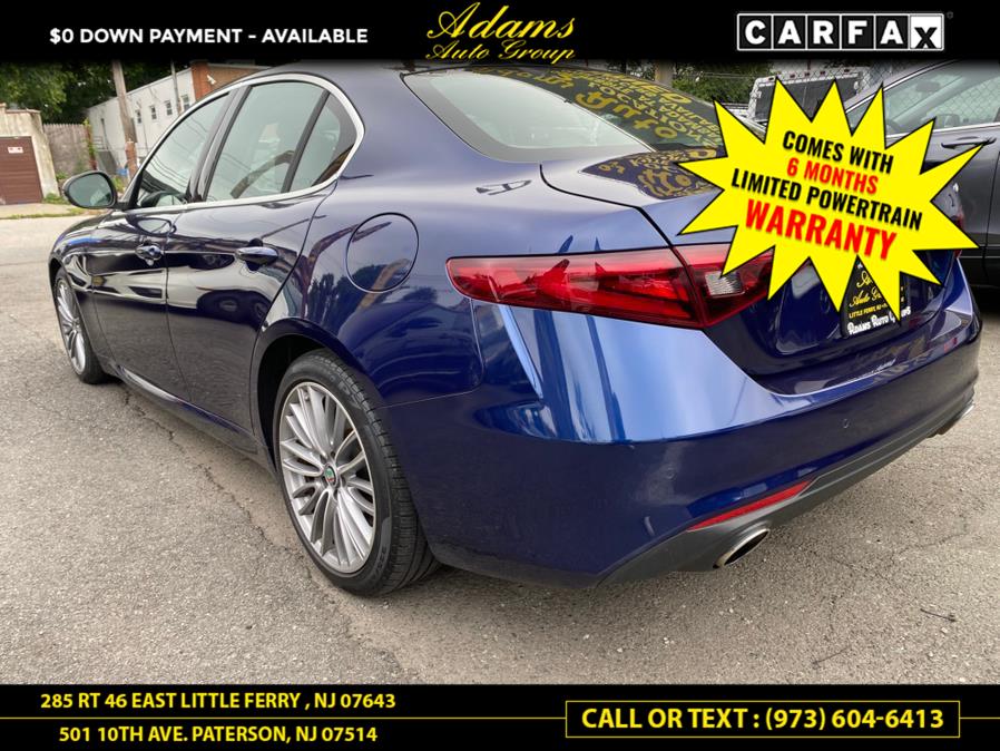 2019 Alfa Romeo Giulia Ti Lusso RWD, available for sale in Paterson, New Jersey | Adams Auto Group. Paterson, New Jersey 2019 Alfa Romeo Giulia Ti Lusso RWD, available for sale in Paterson, New Jersey | Adams Auto Group. Paterson, New Jersey