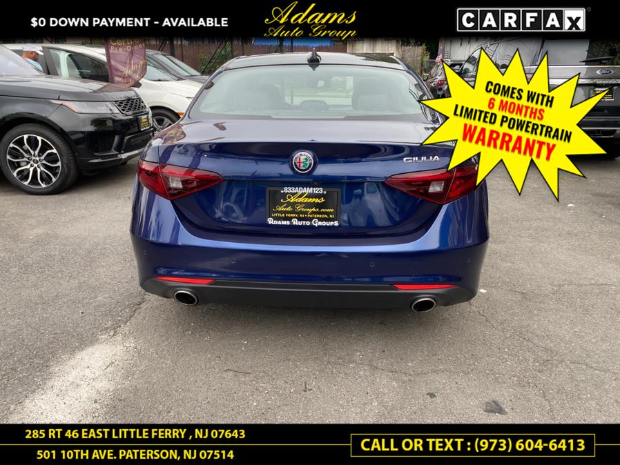2019 Alfa Romeo Giulia Ti Lusso RWD, available for sale in Paterson, New Jersey | Adams Auto Group. Paterson, New Jersey 2019 Alfa Romeo Giulia Ti Lusso RWD, available for sale in Paterson, New Jersey | Adams Auto Group. Paterson, New Jersey