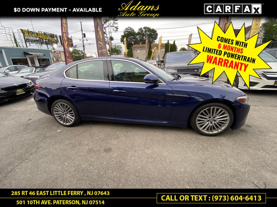 2019 Alfa Romeo Giulia Ti Lusso RWD, available for sale in Paterson, New Jersey | Adams Auto Group. Paterson, New Jersey 2019 Alfa Romeo Giulia Ti Lusso RWD, available for sale in Paterson, New Jersey | Adams Auto Group. Paterson, New Jersey