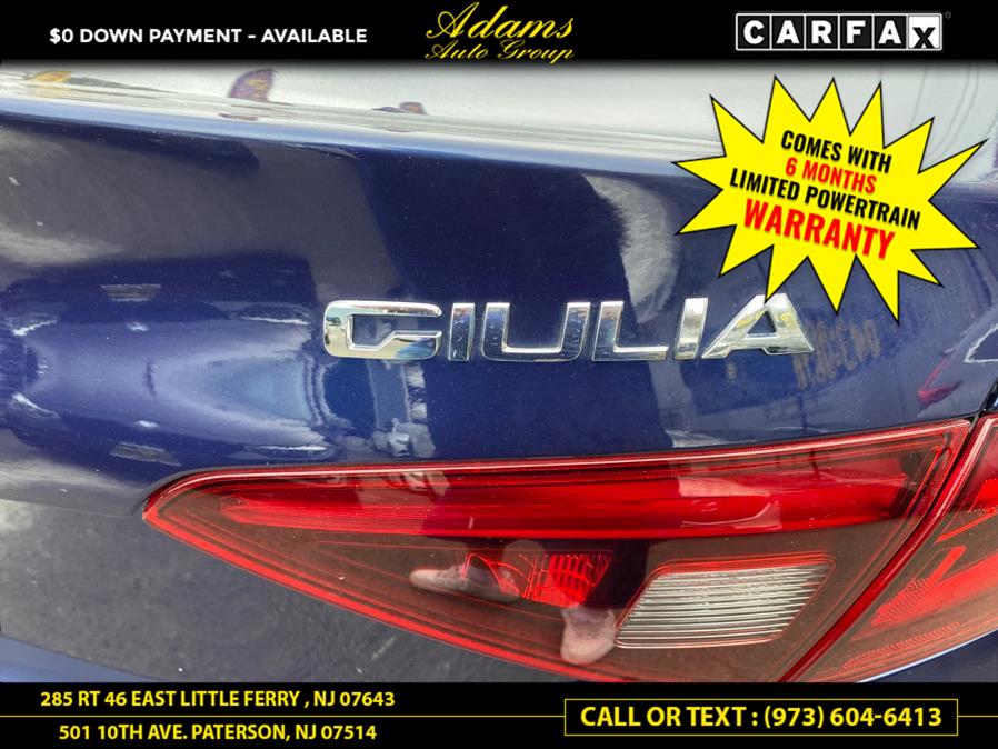 2019 Alfa Romeo Giulia Ti Lusso RWD, available for sale in Paterson, New Jersey | Adams Auto Group. Paterson, New Jersey 2019 Alfa Romeo Giulia Ti Lusso RWD, available for sale in Paterson, New Jersey | Adams Auto Group. Paterson, New Jersey