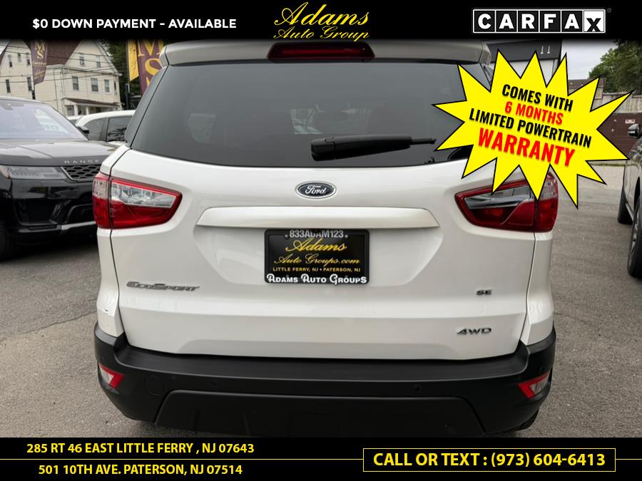 2019 Ford EcoSport SE 4WD, available for sale in Paterson, New Jersey | Adams Auto Group. Paterson, New Jersey 2019 Ford EcoSport SE 4WD, available for sale in Paterson, New Jersey | Adams Auto Group. Paterson, New Jersey