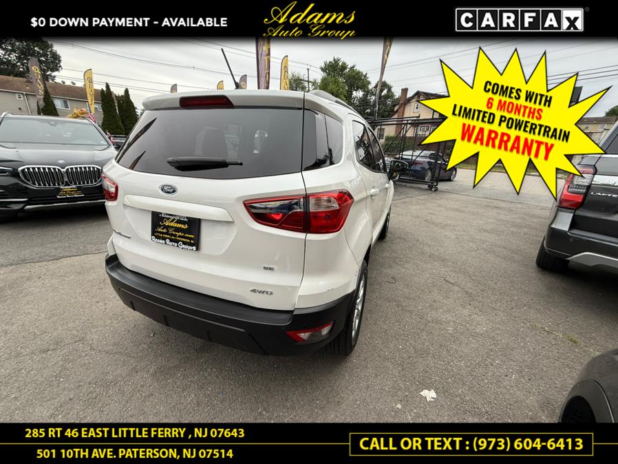 2019 Ford EcoSport SE 4WD, available for sale in Paterson, New Jersey | Adams Auto Group. Paterson, New Jersey 2019 Ford EcoSport SE 4WD, available for sale in Paterson, New Jersey | Adams Auto Group. Paterson, New Jersey