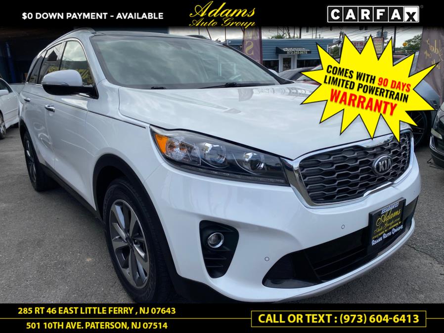 2019 Kia Sorento EX V6 FWD, available for sale in Paterson, New Jersey | Adams Auto Group. Paterson, New Jersey 2019 Kia Sorento EX V6 FWD, available for sale in Paterson, New Jersey | Adams Auto Group. Paterson, New Jersey