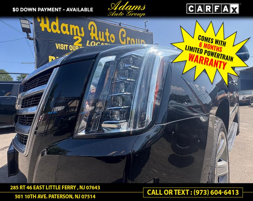 2018 Cadillac Escalade 4WD 4dr Luxury, available for sale in Paterson, New Jersey | Adams Auto Group. Paterson, New Jersey 2018 Cadillac Escalade 4WD 4dr Luxury, available for sale in Paterson, New Jersey | Adams Auto Group. Paterson, New Jersey