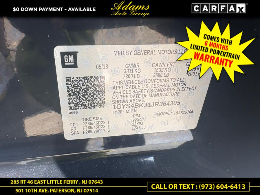 2018 Cadillac Escalade 4WD 4dr Luxury, available for sale in Paterson, New Jersey | Adams Auto Group. Paterson, New Jersey 2018 Cadillac Escalade 4WD 4dr Luxury, available for sale in Paterson, New Jersey | Adams Auto Group. Paterson, New Jersey