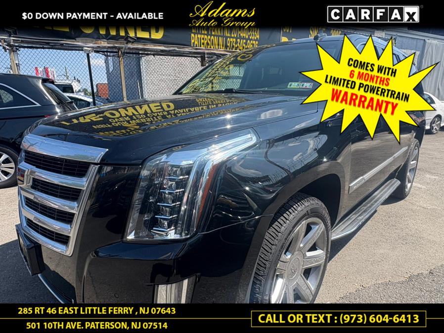 2018 Cadillac Escalade 4WD 4dr Luxury, available for sale in Paterson, New Jersey | Adams Auto Group. Paterson, New Jersey 2018 Cadillac Escalade 4WD 4dr Luxury, available for sale in Paterson, New Jersey | Adams Auto Group. Paterson, New Jersey
