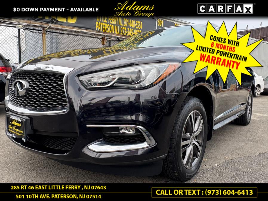 2019 INFINITI QX60 LUXE FWD, available for sale in Paterson, New Jersey | Adams Auto Group. Paterson, New Jersey 2019 INFINITI QX60 LUXE FWD, available for sale in Paterson, New Jersey | Adams Auto Group. Paterson, New Jersey