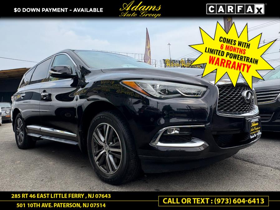 2019 INFINITI QX60 LUXE FWD, available for sale in Paterson, New Jersey | Adams Auto Group. Paterson, New Jersey 2019 INFINITI QX60 LUXE FWD, available for sale in Paterson, New Jersey | Adams Auto Group. Paterson, New Jersey