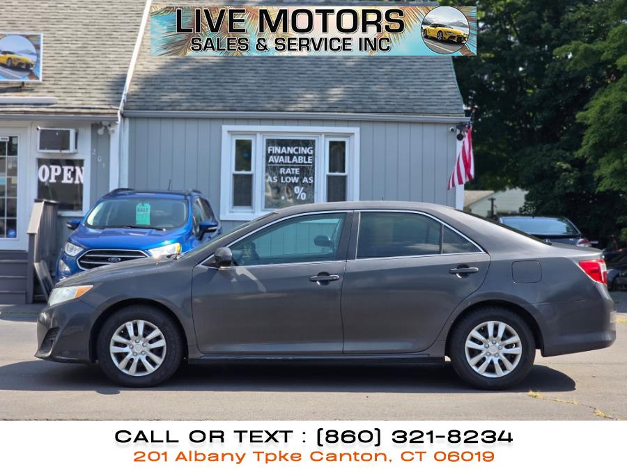 2014 Toyota Camry 4dr Sdn I4 Auto LE (Natl) *Ltd Avail*, available for sale in Canton, Connecticut | Live Motors Sales and Service INC. Canton, Connecticut 2014 Toyota Camry 4dr Sdn I4 Auto LE (Natl) *Ltd Avail*, available for sale in Canton, Connecticut | Live Motors Sales and Service INC. Canton, Connecticut