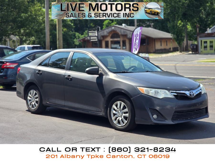 2014 Toyota Camry 4dr Sdn I4 Auto LE (Natl) *Ltd Avail*, available for sale in Canton, Connecticut | Live Motors Sales and Service INC. Canton, Connecticut 2014 Toyota Camry 4dr Sdn I4 Auto LE (Natl) *Ltd Avail*, available for sale in Canton, Connecticut | Live Motors Sales and Service INC. Canton, Connecticut