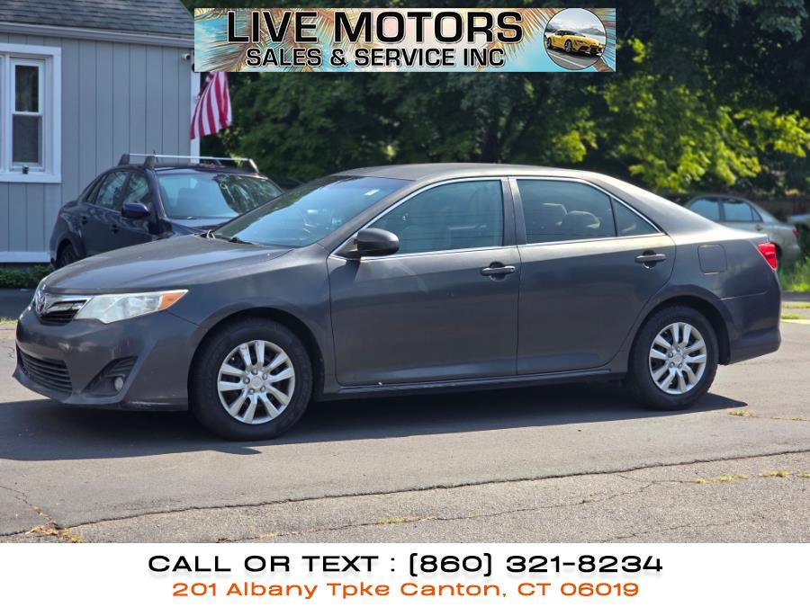 2014 Toyota Camry 4dr Sdn I4 Auto LE (Natl) *Ltd Avail*, available for sale in Canton, Connecticut | Live Motors Sales and Service INC. Canton, Connecticut 2014 Toyota Camry 4dr Sdn I4 Auto LE (Natl) *Ltd Avail*, available for sale in Canton, Connecticut | Live Motors Sales and Service INC. Canton, Connecticut