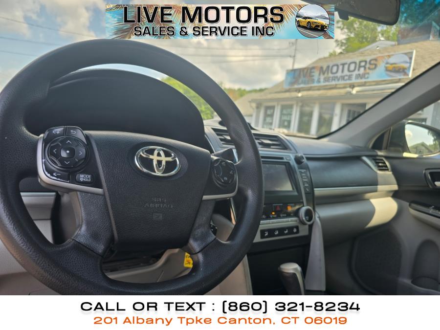 2014 Toyota Camry 4dr Sdn I4 Auto LE (Natl) *Ltd Avail*, available for sale in Canton, Connecticut | Live Motors Sales and Service INC. Canton, Connecticut 2014 Toyota Camry 4dr Sdn I4 Auto LE (Natl) *Ltd Avail*, available for sale in Canton, Connecticut | Live Motors Sales and Service INC. Canton, Connecticut