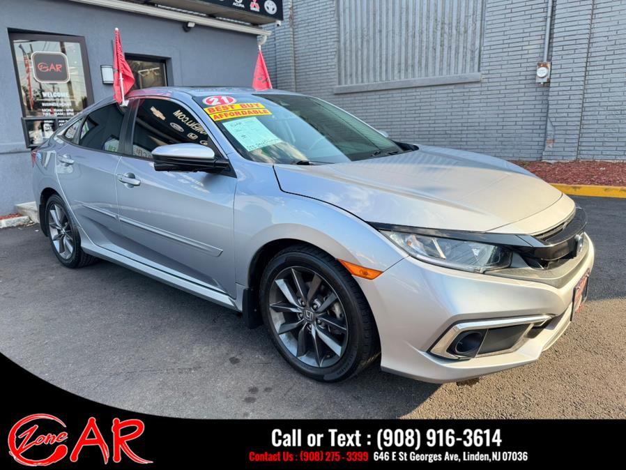 2021 Honda Civic Sedan EX-L CVT, available for sale in Linden, New Jersey | Car Zone. Linden, New Jersey 2021 Honda Civic Sedan EX-L CVT, available for sale in Linden, New Jersey | Car Zone. Linden, New Jersey