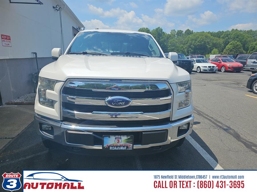 2016 Ford F-150 4WD SuperCrew 145" Lariat, available for sale in Middletown, Connecticut | RT 3 AUTO MALL LLC. Middletown, Connecticut 2016 Ford F-150 4WD SuperCrew 145" Lariat, available for sale in Middletown, Connecticut | RT 3 AUTO MALL LLC. Middletown, Connecticut