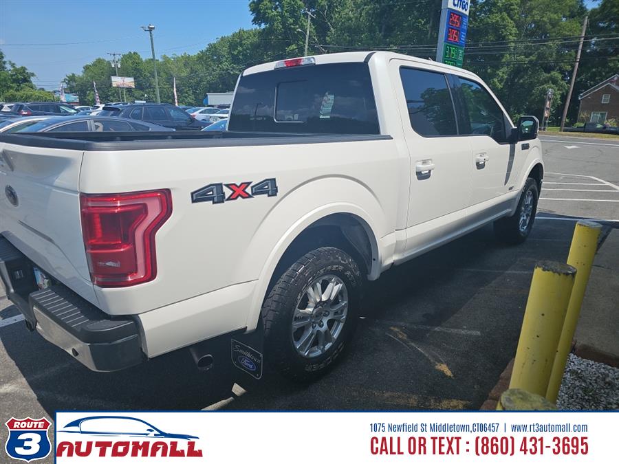 2016 Ford F-150 4WD SuperCrew 145" Lariat, available for sale in Middletown, Connecticut | RT 3 AUTO MALL LLC. Middletown, Connecticut 2016 Ford F-150 4WD SuperCrew 145" Lariat, available for sale in Middletown, Connecticut | RT 3 AUTO MALL LLC. Middletown, Connecticut