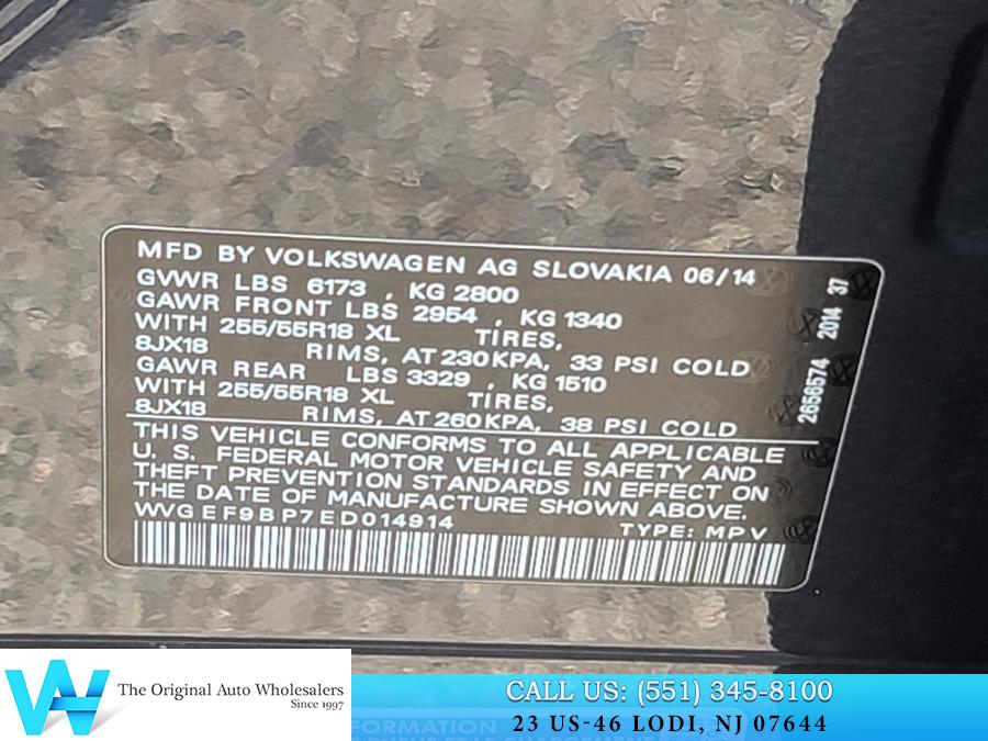 2014 Volkswagen Touareg 4dr 3.6L Sport, available for sale in Lodi, New Jersey | AW Auto & Truck Wholesalers, Inc. Lodi, New Jersey 2014 Volkswagen Touareg 4dr 3.6L Sport, available for sale in Lodi, New Jersey | AW Auto & Truck Wholesalers, Inc. Lodi, New Jersey