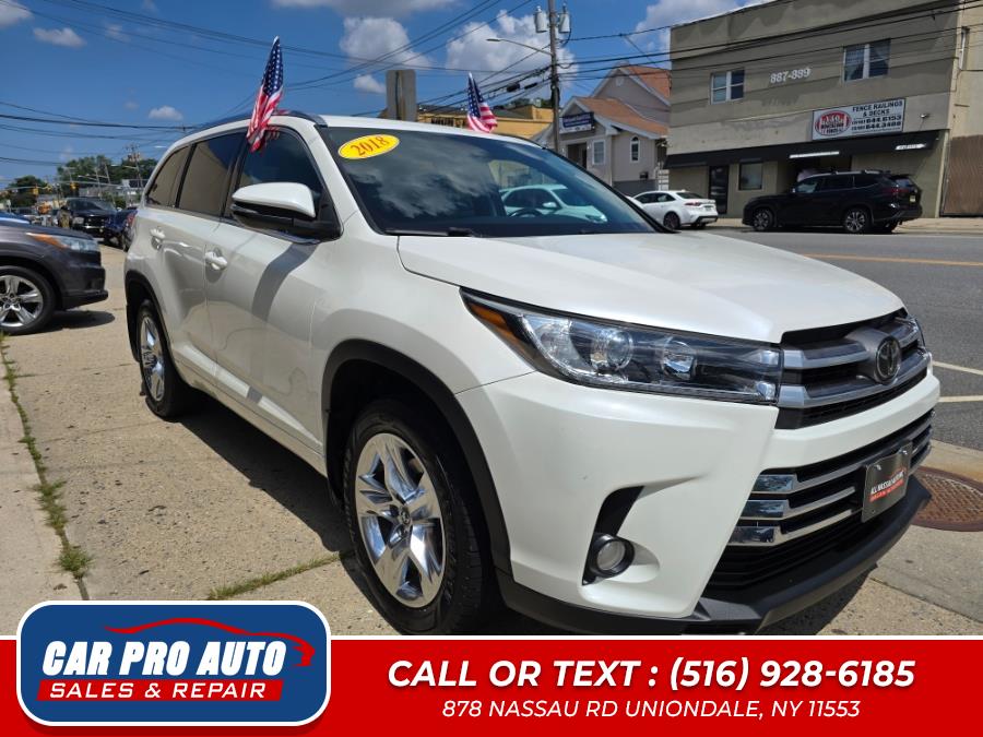 2018 Toyota Highlander Limited V6 AWD (Natl), available for sale in Uniondale, New York | Car Pro Auto. Uniondale, New York 2018 Toyota Highlander Limited V6 AWD (Natl), available for sale in Uniondale, New York | Car Pro Auto. Uniondale, New York