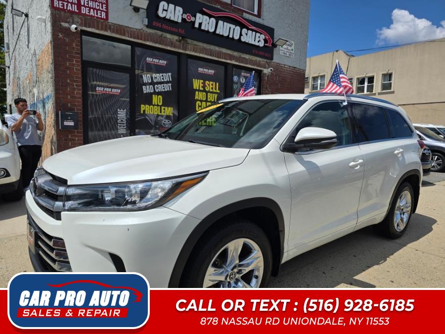 2018 Toyota Highlander Limited V6 AWD (Natl), available for sale in Uniondale, New York | Car Pro Auto. Uniondale, New York 2018 Toyota Highlander Limited V6 AWD (Natl), available for sale in Uniondale, New York | Car Pro Auto. Uniondale, New York