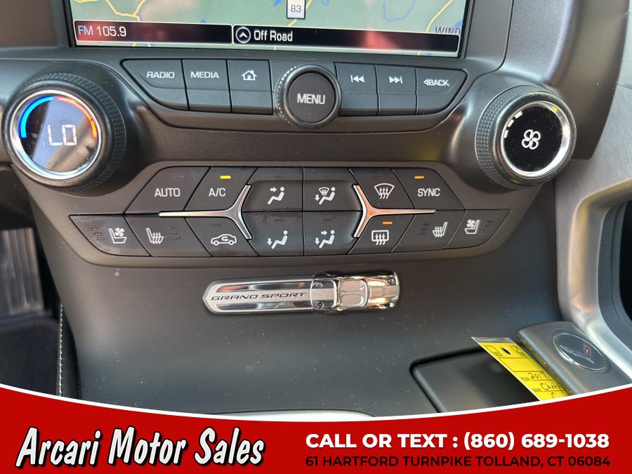 2017 Chevrolet Corvette 2dr Grand Sport Cpe w/2LT, available for sale in Tolland, Connecticut | Arcari Motor Sales. Tolland, Connecticut 2017 Chevrolet Corvette 2dr Grand Sport Cpe w/2LT, available for sale in Tolland, Connecticut | Arcari Motor Sales. Tolland, Connecticut