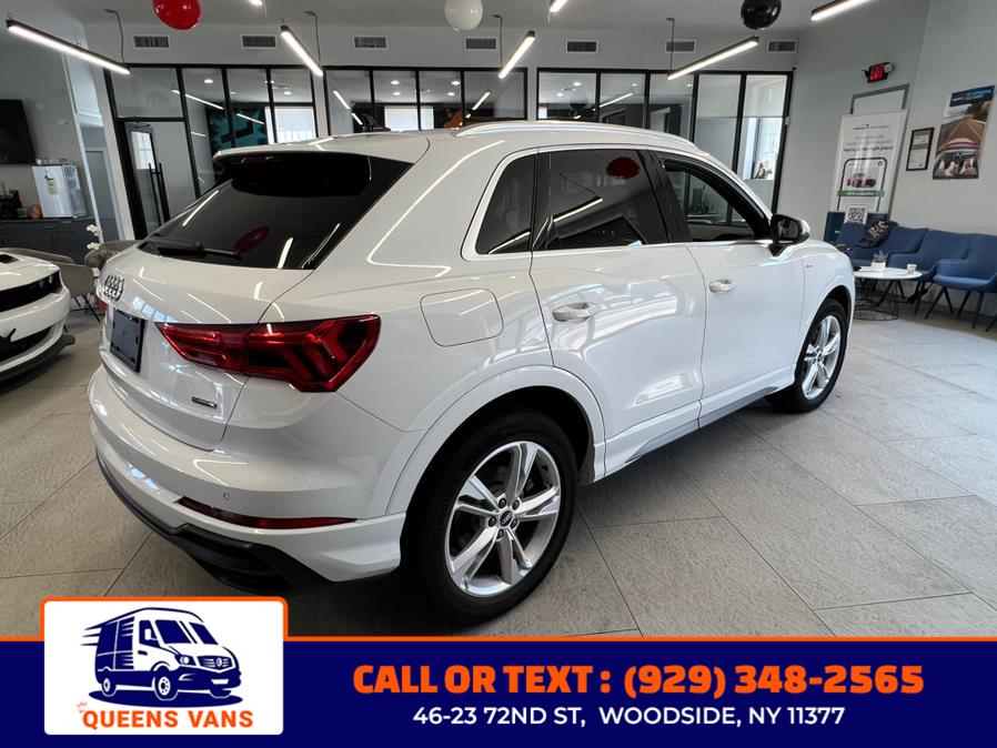 2021 Audi Q3 S line Premium Plus 45 TFSI quattro, available for sale in Woodside, New York | Queens Vans LLC. Woodside, New York 2021 Audi Q3 S line Premium Plus 45 TFSI quattro, available for sale in Woodside, New York | Queens Vans LLC. Woodside, New York
