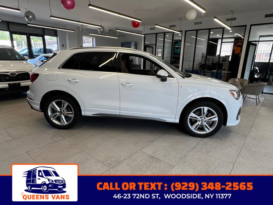 2021 Audi Q3 S line Premium Plus 45 TFSI quattro, available for sale in Woodside, New York | Queens Vans LLC. Woodside, New York 2021 Audi Q3 S line Premium Plus 45 TFSI quattro, available for sale in Woodside, New York | Queens Vans LLC. Woodside, New York
