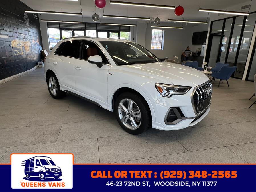 2021 Audi Q3 S line Premium Plus 45 TFSI quattro, available for sale in Woodside, New York | Queens Vans LLC. Woodside, New York 2021 Audi Q3 S line Premium Plus 45 TFSI quattro, available for sale in Woodside, New York | Queens Vans LLC. Woodside, New York