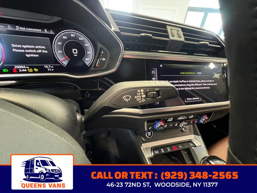 2021 Audi Q3 S line Premium Plus 45 TFSI quattro, available for sale in Woodside, New York | Queens Vans LLC. Woodside, New York 2021 Audi Q3 S line Premium Plus 45 TFSI quattro, available for sale in Woodside, New York | Queens Vans LLC. Woodside, New York