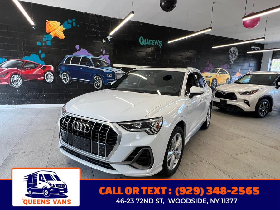 2021 Audi Q3 S line Premium Plus 45 TFSI quattro, available for sale in Woodside, New York | Queens Vans LLC. Woodside, New York 2021 Audi Q3 S line Premium Plus 45 TFSI quattro, available for sale in Woodside, New York | Queens Vans LLC. Woodside, New York