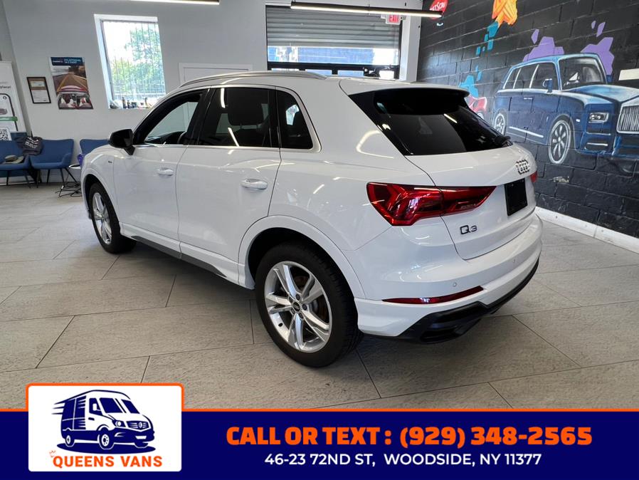 2021 Audi Q3 S line Premium Plus 45 TFSI quattro, available for sale in Woodside, New York | Queens Vans LLC. Woodside, New York 2021 Audi Q3 S line Premium Plus 45 TFSI quattro, available for sale in Woodside, New York | Queens Vans LLC. Woodside, New York