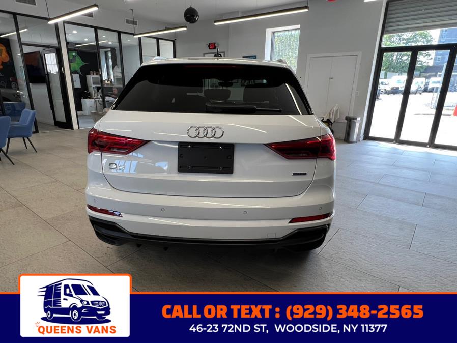 2021 Audi Q3 S line Premium Plus 45 TFSI quattro, available for sale in Woodside, New York | Queens Vans LLC. Woodside, New York 2021 Audi Q3 S line Premium Plus 45 TFSI quattro, available for sale in Woodside, New York | Queens Vans LLC. Woodside, New York