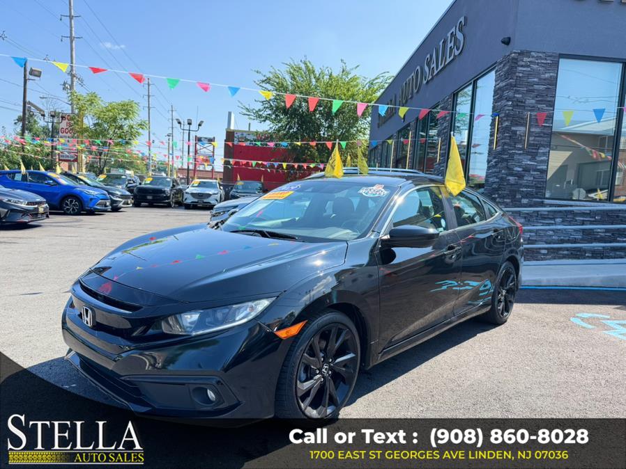 2019 Honda Civic Sedan Sport CVT, available for sale in Linden, New Jersey | Stella Auto Sales. Linden, New Jersey 2019 Honda Civic Sedan Sport CVT, available for sale in Linden, New Jersey | Stella Auto Sales. Linden, New Jersey