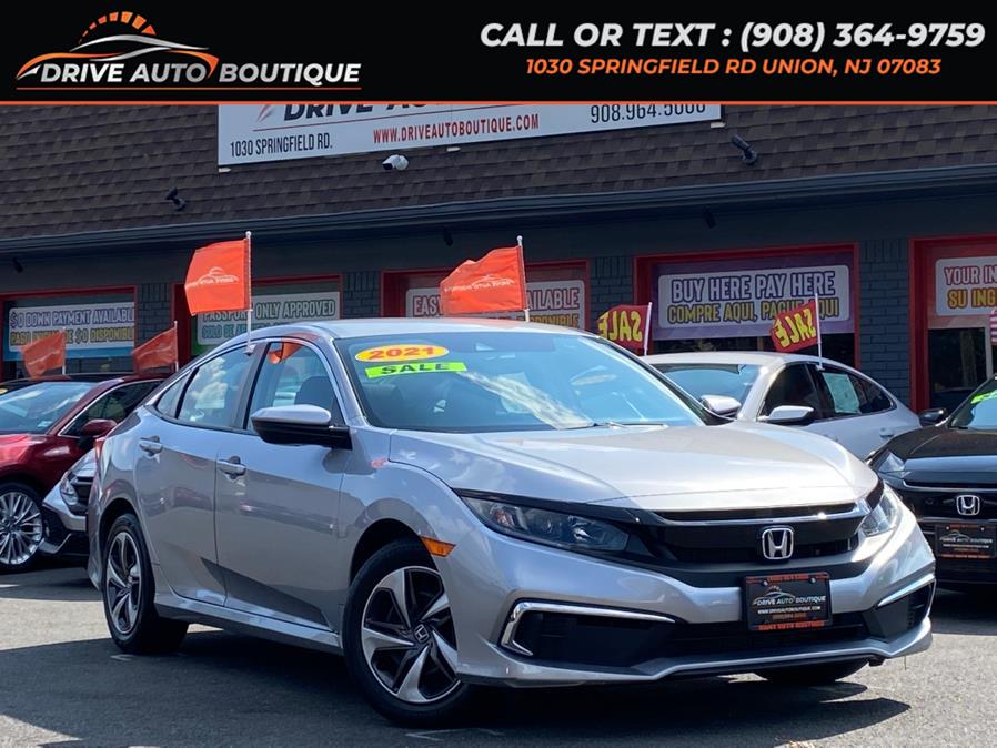 2021 Honda Civic Sedan LX CVT, available for sale in Union, New Jersey | Drive Auto Boutique. Union, New Jersey 2021 Honda Civic Sedan LX CVT, available for sale in Union, New Jersey | Drive Auto Boutique. Union, New Jersey