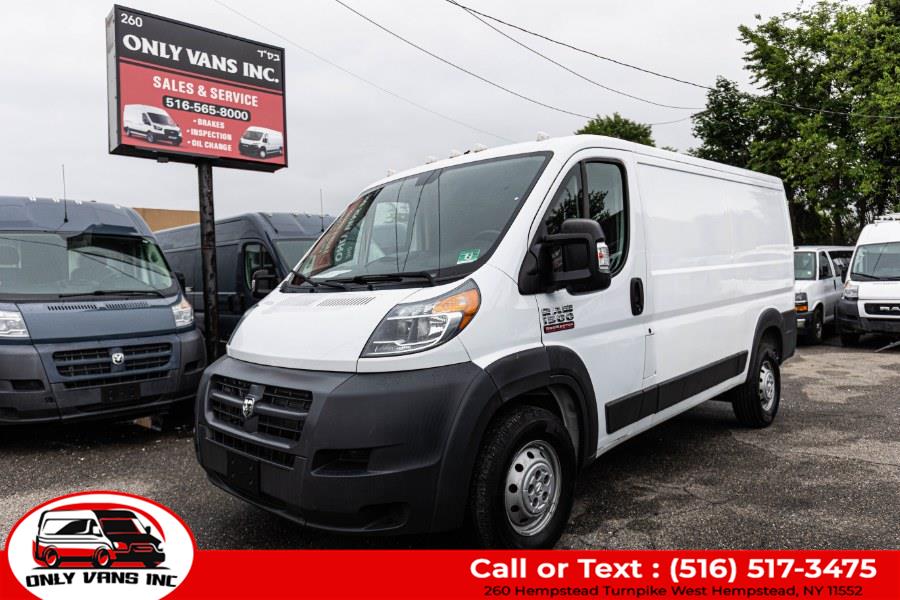 Used Ram ProMaster Cargo Van 1500 Low Roof 136" WB 2017 | Only Vans Inc. West Hempstead, New York