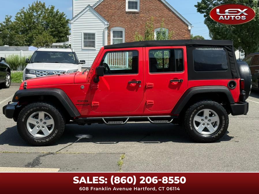 2013 Jeep Wrangler Unlimited 4WD 4dr Sport, available for sale in Hartford, Connecticut | Lex Autos LLC. Hartford, Connecticut 2013 Jeep Wrangler Unlimited 4WD 4dr Sport, available for sale in Hartford, Connecticut | Lex Autos LLC. Hartford, Connecticut