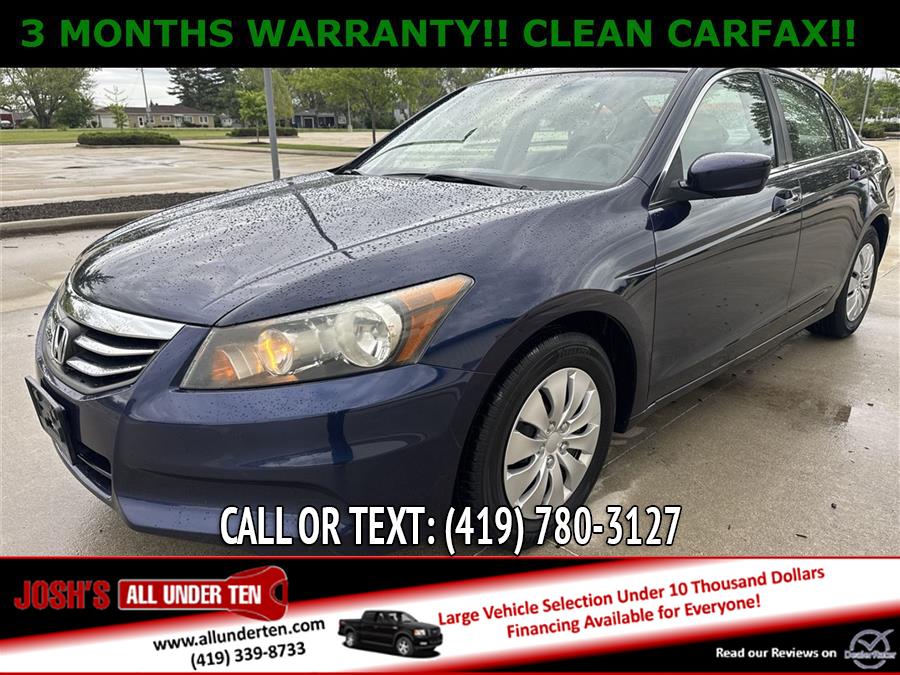 2012 Honda Accord LX, available for sale in Elida, Ohio | Josh's All Under Ten LLC. Elida, Ohio 2012 Honda Accord LX, available for sale in Elida, Ohio | Josh's All Under Ten LLC. Elida, Ohio