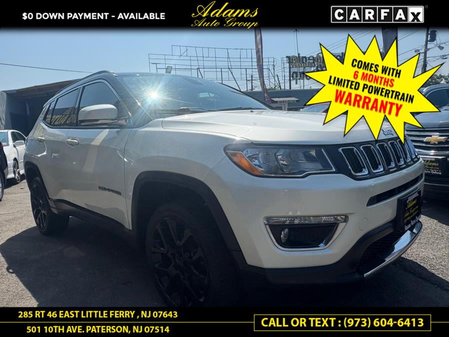 2018 Jeep Compass Limited 4x4, available for sale in Paterson, New Jersey | Adams Auto Group. Paterson, New Jersey 2018 Jeep Compass Limited 4x4, available for sale in Paterson, New Jersey | Adams Auto Group. Paterson, New Jersey