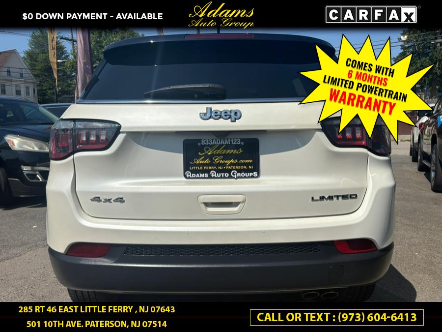 2018 Jeep Compass Limited 4x4, available for sale in Paterson, New Jersey | Adams Auto Group. Paterson, New Jersey 2018 Jeep Compass Limited 4x4, available for sale in Paterson, New Jersey | Adams Auto Group. Paterson, New Jersey