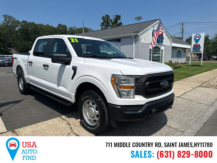 2021 Ford F-150 XL 4WD SuperCrew 5.5'' Box, available for sale in Saint James, New York | USA Auto Find. Saint James, New York 2021 Ford F-150 XL 4WD SuperCrew 5.5'' Box, available for sale in Saint James, New York | USA Auto Find. Saint James, New York