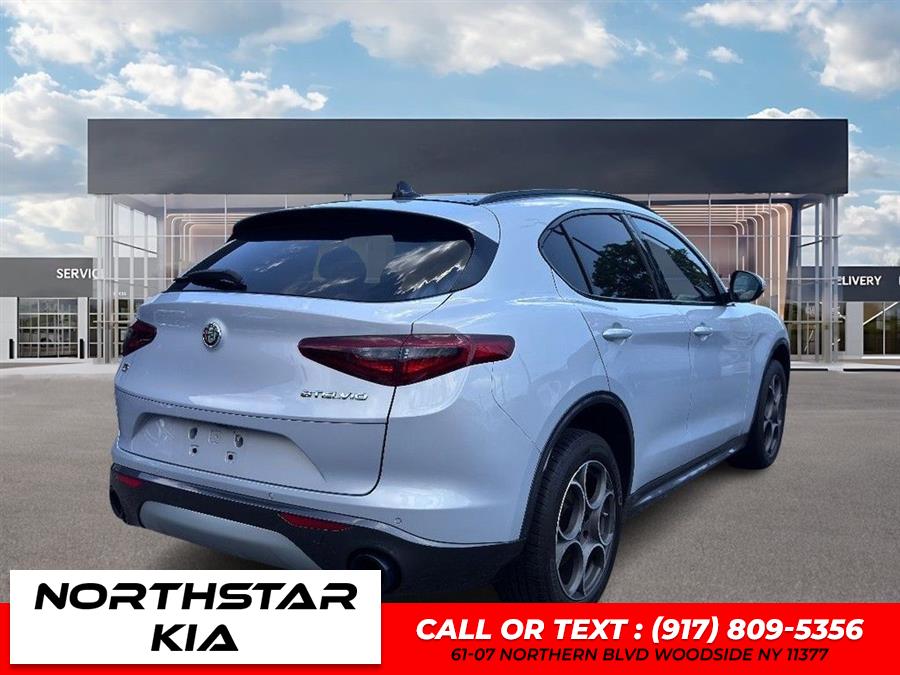 2022 Alfa Romeo Stelvio Ti, available for sale in Woodside, New York | Northstar Kia - Used Cars Super Center. Woodside, New York 2022 Alfa Romeo Stelvio Ti, available for sale in Woodside, New York | Northstar Kia - Used Cars Super Center. Woodside, New York
