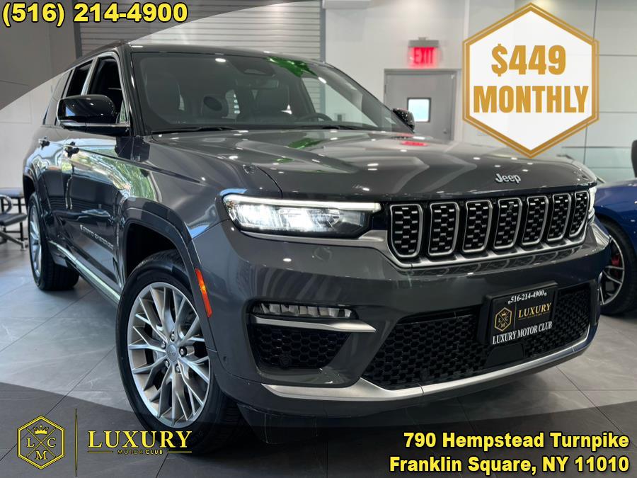 2022 Jeep Grand Cherokee 4xe Summit 4x4, available for sale in Franklin Square, New York | Luxury Motor Club. Franklin Square, New York 2022 Jeep Grand Cherokee 4xe Summit 4x4, available for sale in Franklin Square, New York | Luxury Motor Club. Franklin Square, New York