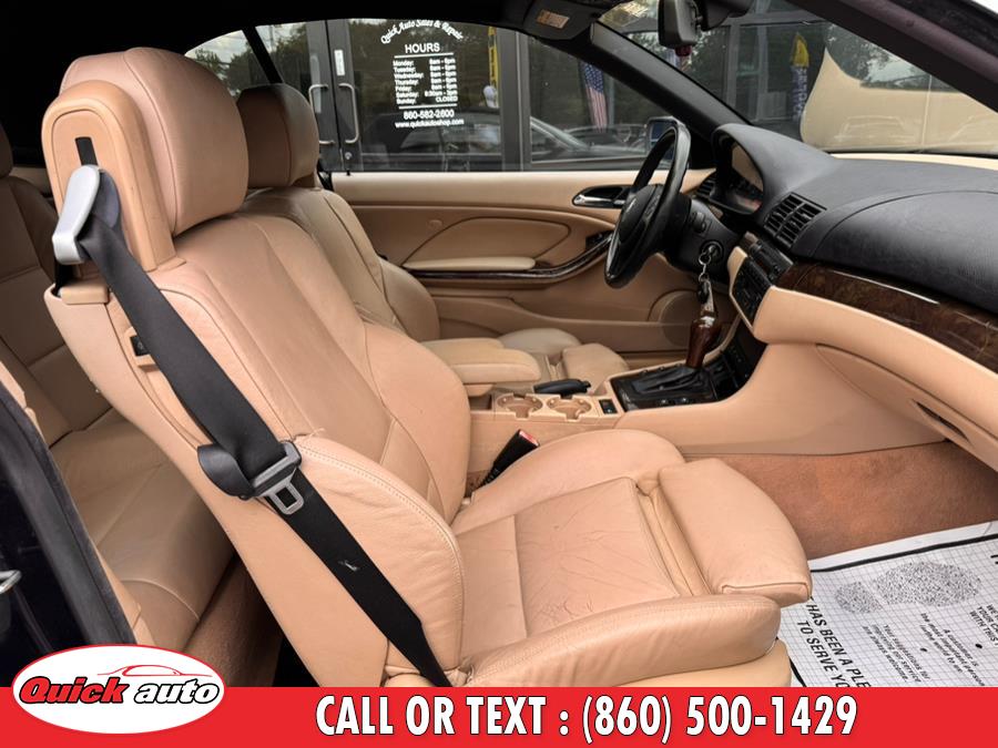 2003 BMW 3 Series 325Ci 2dr Convertible, available for sale in Bristol, Connecticut | Quick Auto LLC. Bristol, Connecticut 2003 BMW 3 Series 325Ci 2dr Convertible, available for sale in Bristol, Connecticut | Quick Auto LLC. Bristol, Connecticut