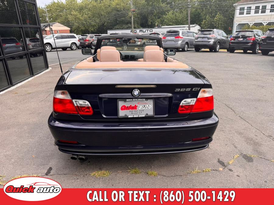 2003 BMW 3 Series 325Ci 2dr Convertible, available for sale in Bristol, Connecticut | Quick Auto LLC. Bristol, Connecticut 2003 BMW 3 Series 325Ci 2dr Convertible, available for sale in Bristol, Connecticut | Quick Auto LLC. Bristol, Connecticut