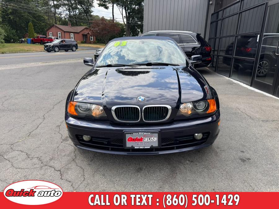 2003 BMW 3 Series 325Ci 2dr Convertible, available for sale in Bristol, Connecticut | Quick Auto LLC. Bristol, Connecticut 2003 BMW 3 Series 325Ci 2dr Convertible, available for sale in Bristol, Connecticut | Quick Auto LLC. Bristol, Connecticut