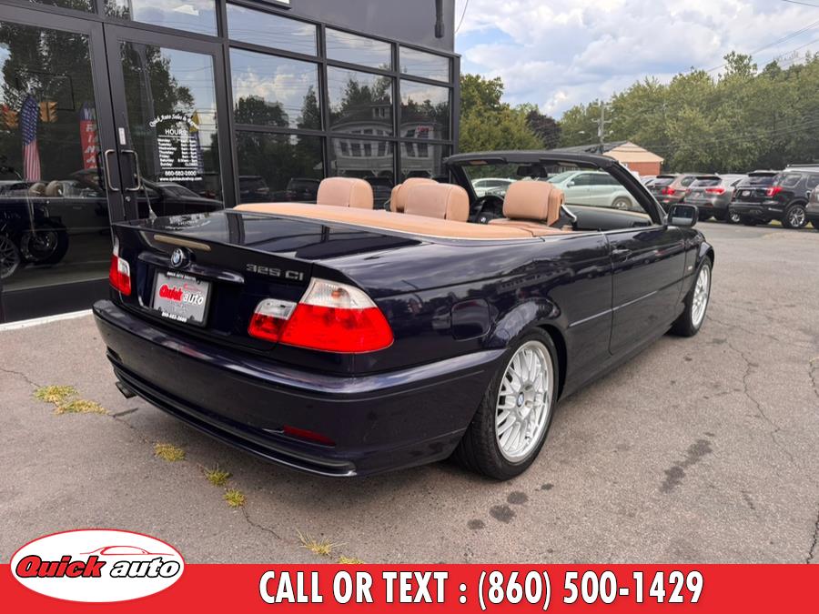 2003 BMW 3 Series 325Ci 2dr Convertible, available for sale in Bristol, Connecticut | Quick Auto LLC. Bristol, Connecticut 2003 BMW 3 Series 325Ci 2dr Convertible, available for sale in Bristol, Connecticut | Quick Auto LLC. Bristol, Connecticut